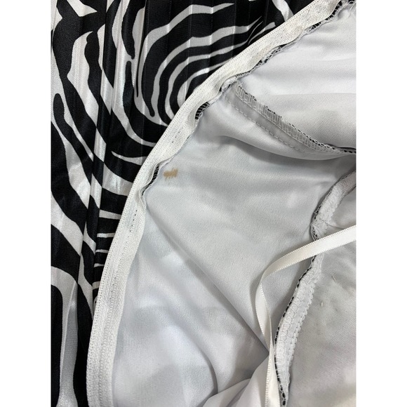 NWT Zebra Maxi Pleated Dress Wedding Guest Prom Spring Summer Special Occasion - Picture 10 of 14